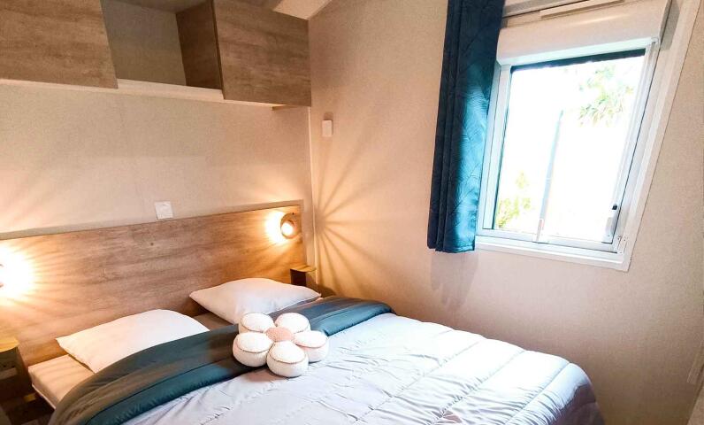 Mobilheim-Schlafzimmer Green Village