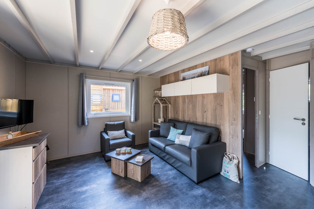 Luxury chalet Ostrea living room