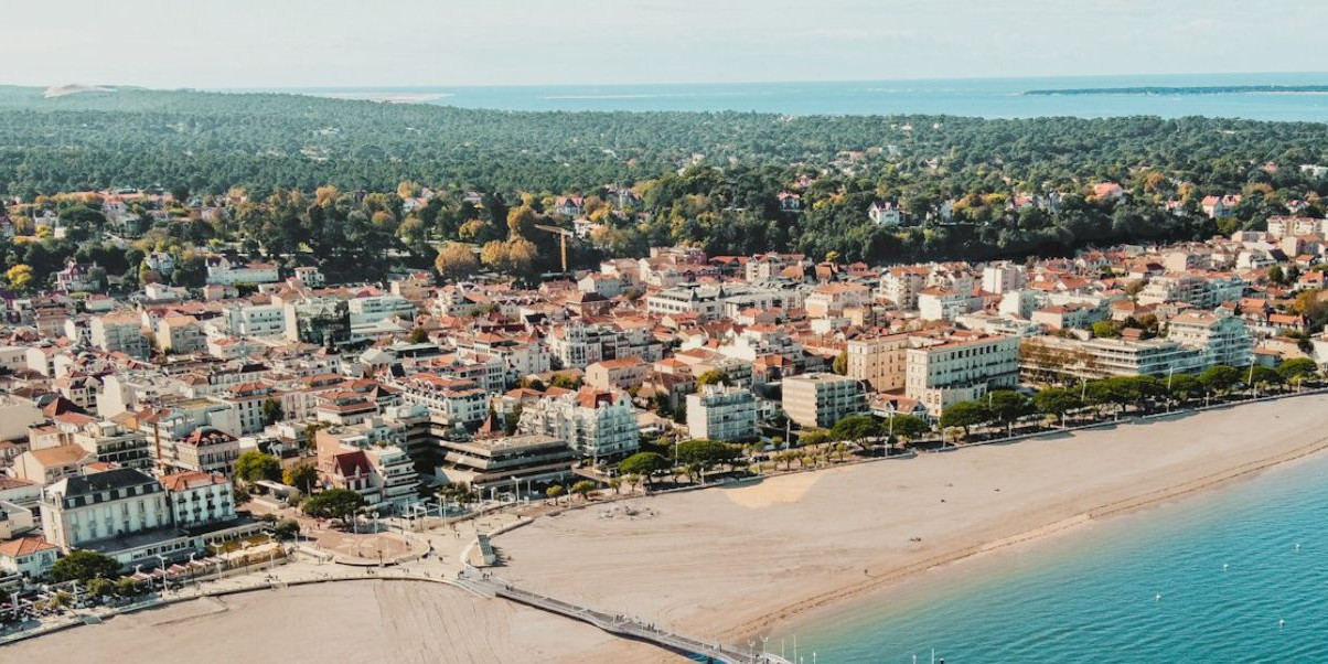 La carte d'Arcachon