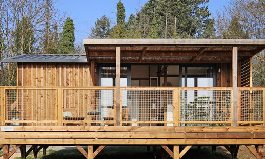 Chalet sur pilotis