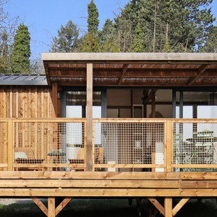 Chalet sur pilotis