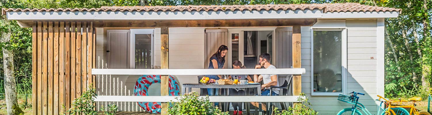 camping location chalet 2 chambres arcachon